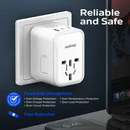 ENERGIZER univerzalni adapter EU/UK/US/AU, 45W sa 2 porta, USB-C i
