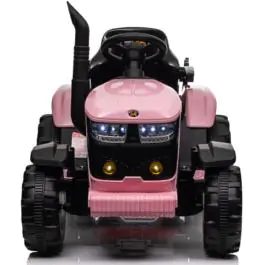 Dečiji Traktor na akumulator sa prikolicom Roze 12930PS