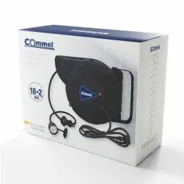 Automatska motalica sa kablom IP44 crna H07RN-F 3G1,5 L=11m Commel