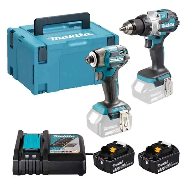 Makita DLX2527TJ set aku. alata, bušilica i odvijač, sa 2x5.0Ah baterijama i punjačem - proizvod na akciji