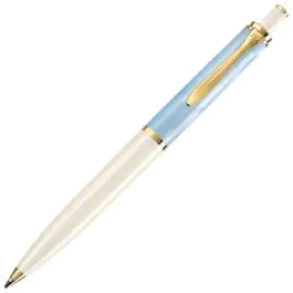 Olovka hemijska Classic K200+kožna bela futrola+poklon kutija G30 bela Pelikan 823036 past-plava 000024809