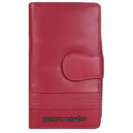 Novčanik kožni ženski srednji sa zipom i kopčom Pierre Cardin 2202TILAK130 crveni 000020591