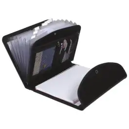 Mapa kongresna A4 pp s dugmetom Exafolio Exacompta 55834E crna 000001425