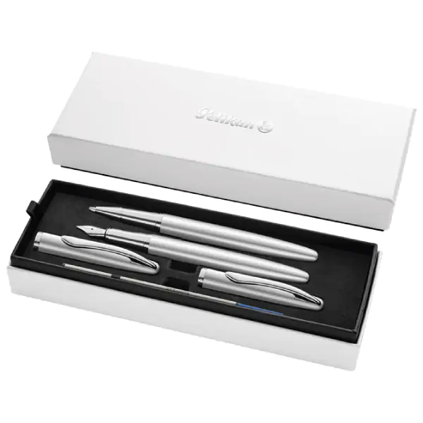 Set nalivpero+roler Jazz Noble Elegance+poklon kutija G25 Pelikan 826938 srebrni 000021224