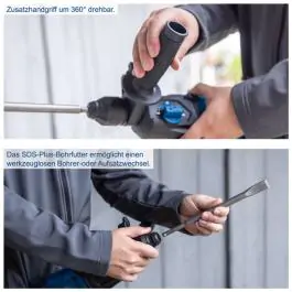Kombinovana čekić-bušilica SDS+ DH2260 Scheppach