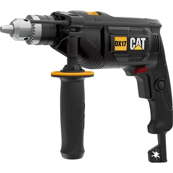 CAT DX17 vibraciona bušilica 750W sa udarnom funkcijom i metalnom steznom glavom 13 mm