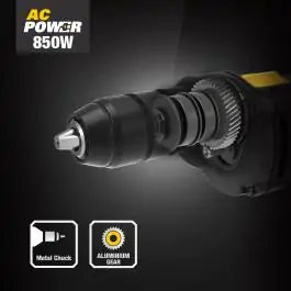 CAT DX16 vibraciona bušilica 850W sa udarnom funkcijom i metalnom brzosteznom glavom 13 mm