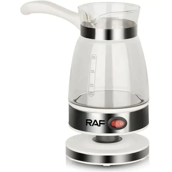 RAF R.125W električna džezva staklena bela 0.5L