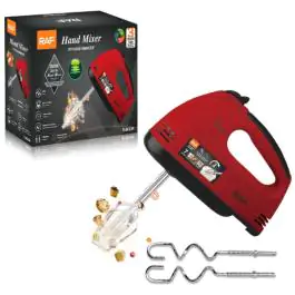 RAF R.6633R ručni mikser crveni 270W