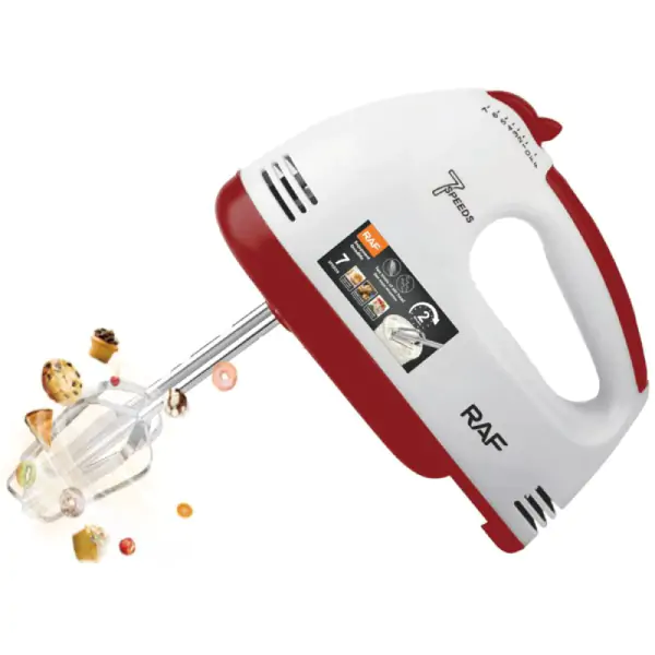 RAF R.6633WR ručni mikser belo/crveni  270W