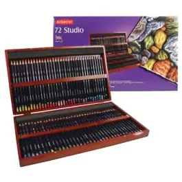 Boje drvene 72boje u drvenoj kutiji Studio Derwent 32199 000020795