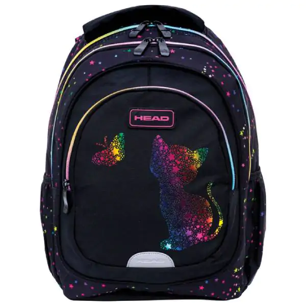Ranac đački anatomski 3zipa AB330 Golden Effect Rainbow Kitty 25.Head 502025032 crno-roze 000021121