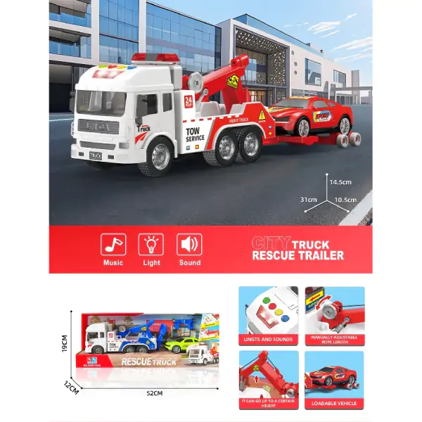 Kamion šleperica i auto CT417035