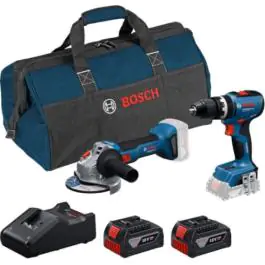 Bosch akumulatorski set alata GSB 18V-65 + GWS 18V-8 + 2x GBA 4,0 Ah + torba, 0615A5008Z