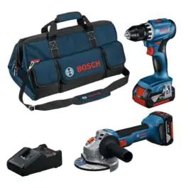 Bosch Set alata 18V GSR+GWS+2x4.0Ah+GAL, 0615A5007N
