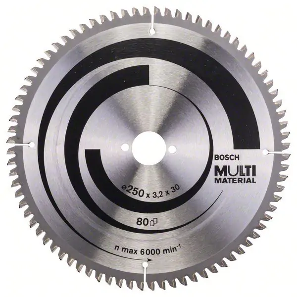 List kružne testere Multi Material Bosch 2608640516, 250 x 30 x 3,2 mm; 80