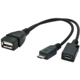 A-OTG-AFBM-04 Gembird USB OTG AF + Micro BF to Micro BM cable, 0.15 m
