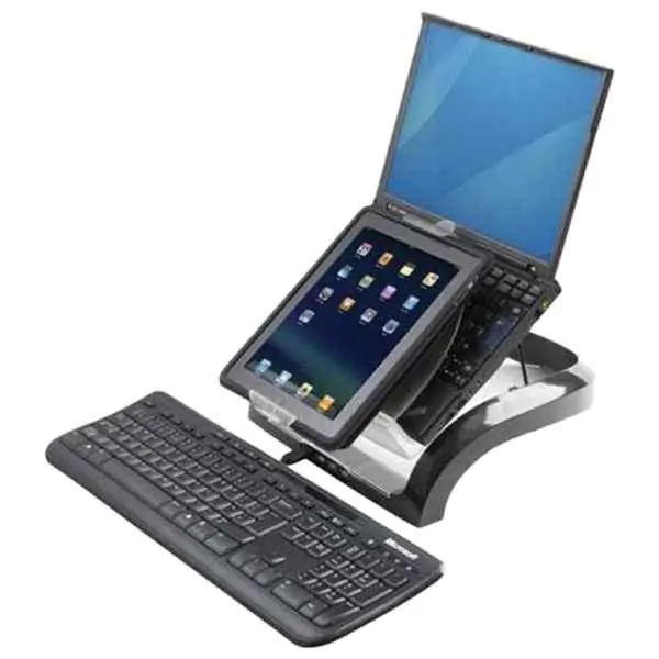 Stalak za laptop/tablet Smart Suites Multimedia Workstation Fellowes 8024801 sivi