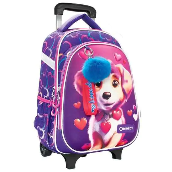 Ranac đački s točkićima XT Love Dog 26.Connect 60575