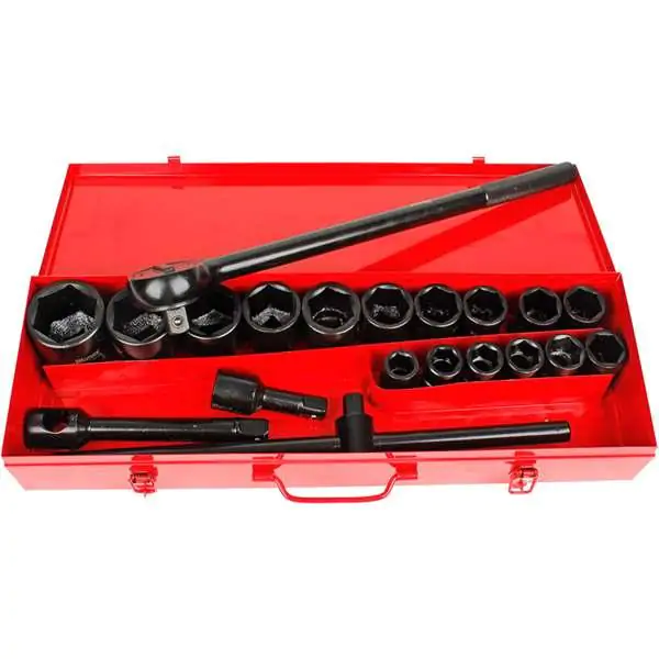 Ključ nasadni sa račnom 3/4" set 21 kom WOMAX
