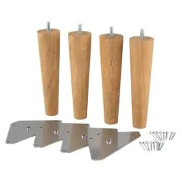 Noge za krevet Ø5xV19cm HAMNELVA hrast 4kom/p