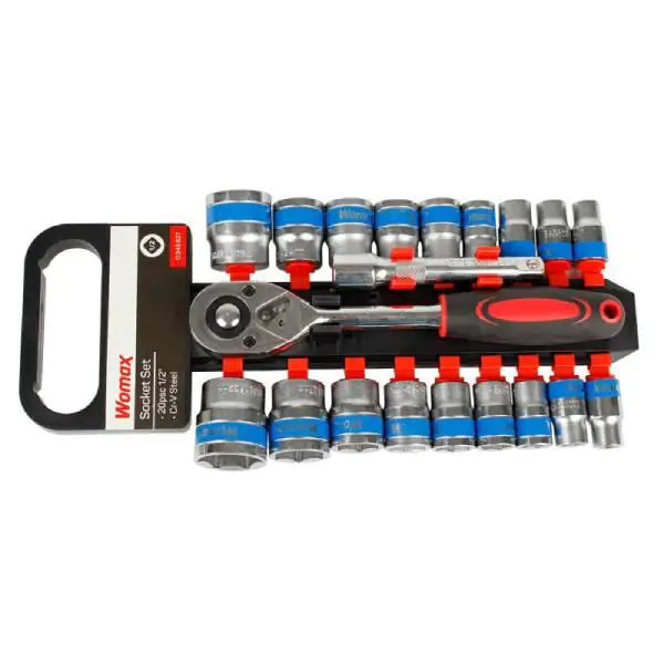 Kljucevi 1/2" sa racnom set 20kom WOMAX