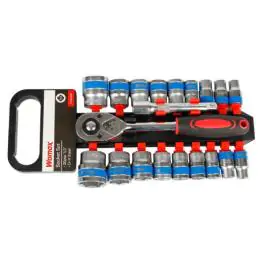 Ključevi 1/2" sa račnom set 20kom WOMAX
