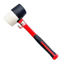 Gumeni čekić crno-beli 680g, TPR drška SG Tools
