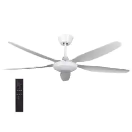 PROSTO beli plafonski ventilator 137cm, 5 elisa