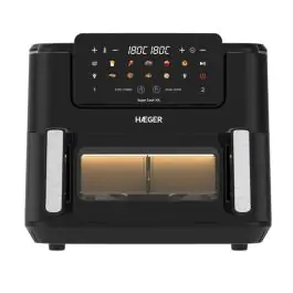 HAEGER AF-D10.010B FRITEZA NA TOPAO VAZDUH DIGITALNA 10,5L  2 POSUDE