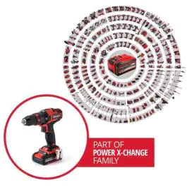 Einhell TE-CD 18/40 Li-i +64 akumulatorska udarna bušilica-odvijač 18V (2x2,0Ah)