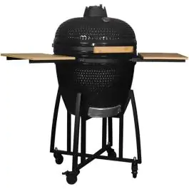 Kamado roštilj 59,5 cm Green Bay – keramički roštilj za pečenje, dimljenje i sporo pripremanje hrane