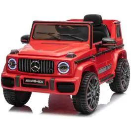 Dečiji automobil na akumulator Mercedes-Benz G63 AMG Crveni sa daljinskim upravljačem 2.4 GHz i Bluetooth-om