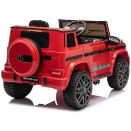 Dečiji automobil na akumulator Mercedes-Benz G63 AMG Crveni sa daljinskim upravljačem 2.4 GHz i Bluetooth-om