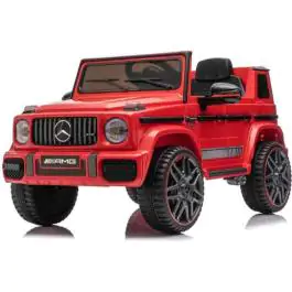 Dečiji automobil na akumulator Mercedes-Benz G63 AMG Crveni sa daljinskim upravljačem 2.4 GHz i Bluetooth-om