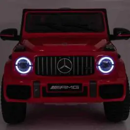 Dečiji automobil na akumulator Mercedes-Benz G63 AMG Crveni sa daljinskim upravljačem 2.4 GHz i Bluetooth-om