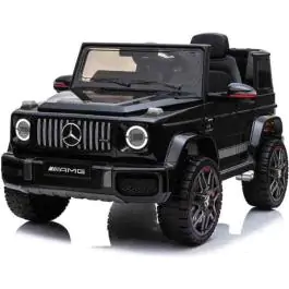 Dečiji automobil na akumulator Mercedes-Benz G63 AMG Crni sa daljinskim upravljačem 2.4 GHz i Bluetooth-om