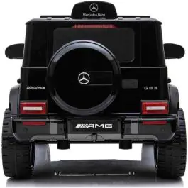 Dečiji automobil na akumulator Mercedes-Benz G63 AMG Crni sa daljinskim upravljačem 2.4 GHz i Bluetooth-om