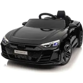 Dečiji automobil na akumulator Audi RS e-tron GT Crni – Licencirani model sa daljinskim upravljačem i LED svetlima