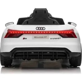 Dečiji automobil na akumulator Audi RS e-tron GT Beli – Licencirani model sa daljinskim upravljačem i LED svetlima