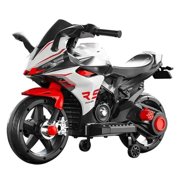 Dečiji motor na akumulator crveno-beli 154