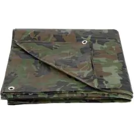 STREND PRO zaštitna cerada 2 × 3 m, 80 g/m² – maslinasta/kamuflažna