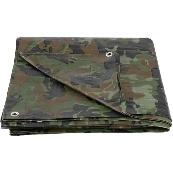 STREND PRO zaštitna cerada 6 × 10 m, 80 g/m² – maslinasta/kamuflažna