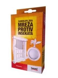 Samolepiva mreža protiv insekata 100x130 Bela